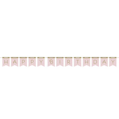 Stylish Swan Birthday Banner