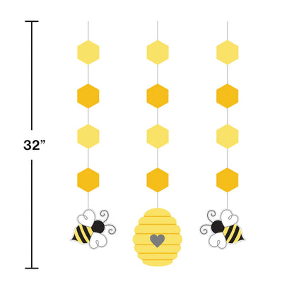 Bumblebee Baby Dizzy Danglers - 3 pack
