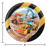 Big Dig Construction Lunch Plates (8)