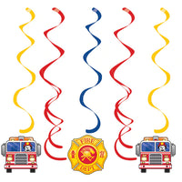 Flaming Fire Truck Dizzy Danglers (5)
