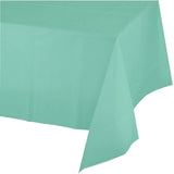 Thin - Fresh Mint Plastic Table Cover