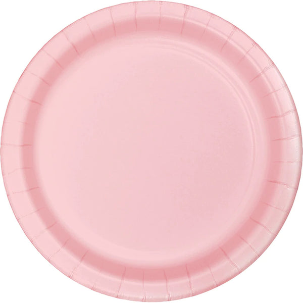 Classic Pink Cake Plates (8)