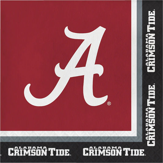 University of Alabama Lunch Napkins - 20 pack